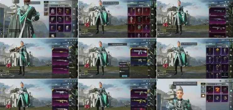 PGM557 Glacier M416 Lvl 4, Platinum Asia, Crew Fashion, 7 Mythic Sets, Multiple Weapon Skins (G)